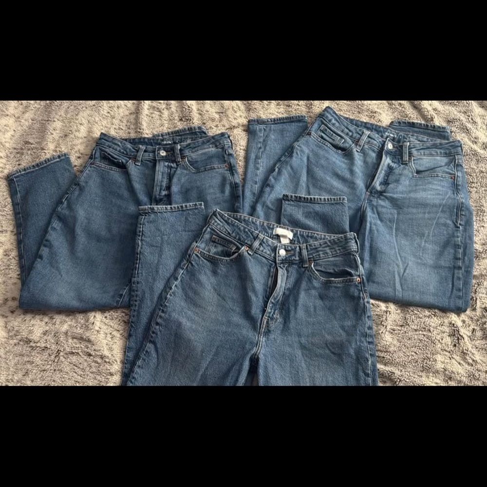 H&M and Old Navy Blue Jeans